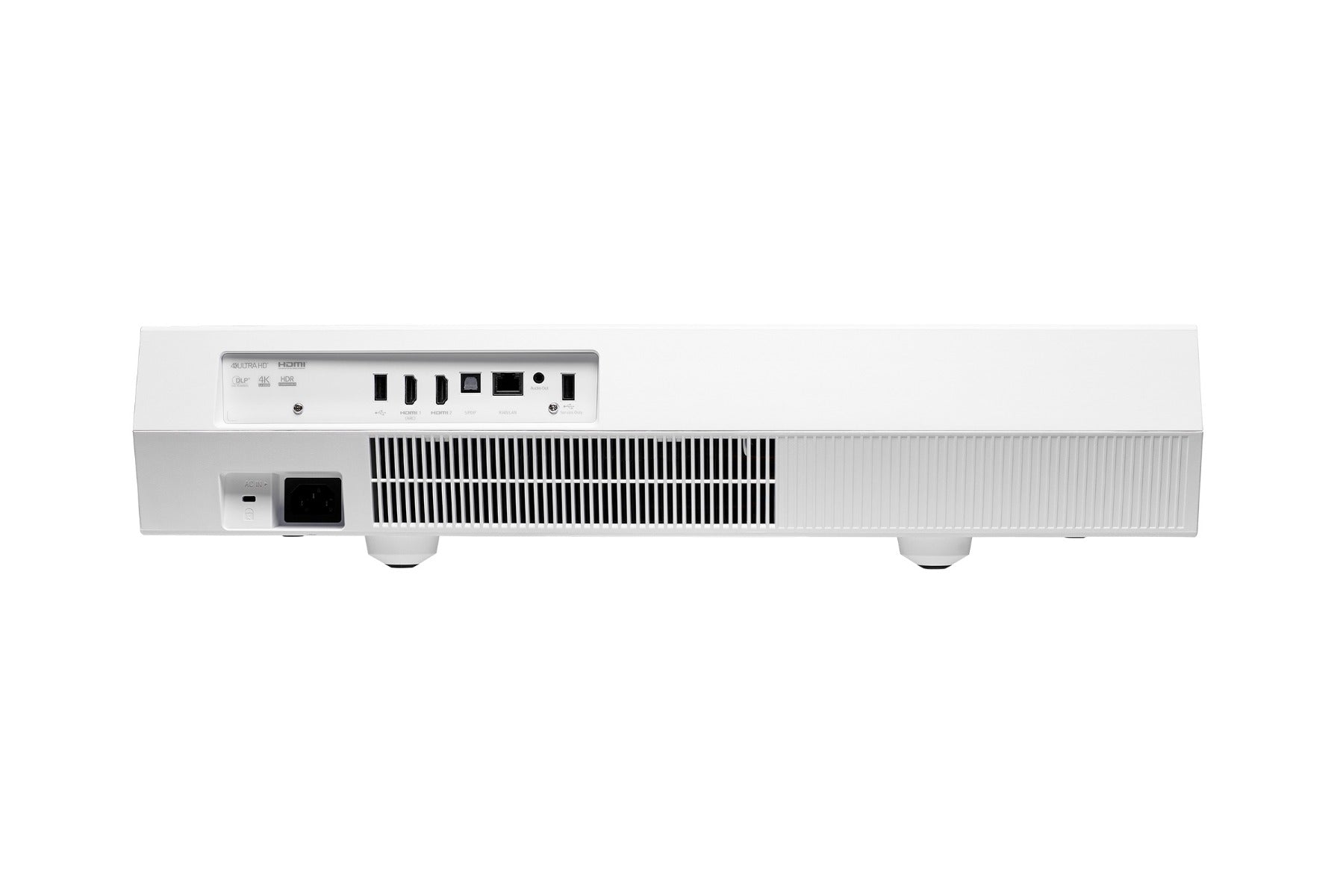 Optoma CinemaX P2 4K UHD HDR Smart UST Ultra-Short-Throw Home Projector | Soundbar