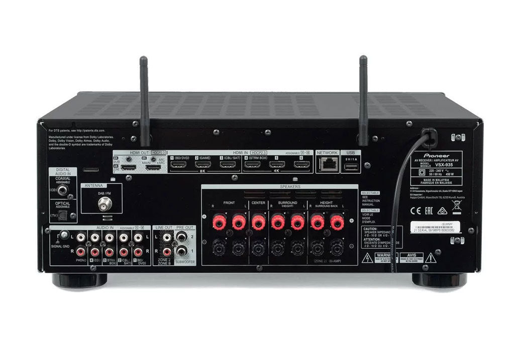 Pioneer VSX-935 7.2 Channel Home Theatre AV Receiver