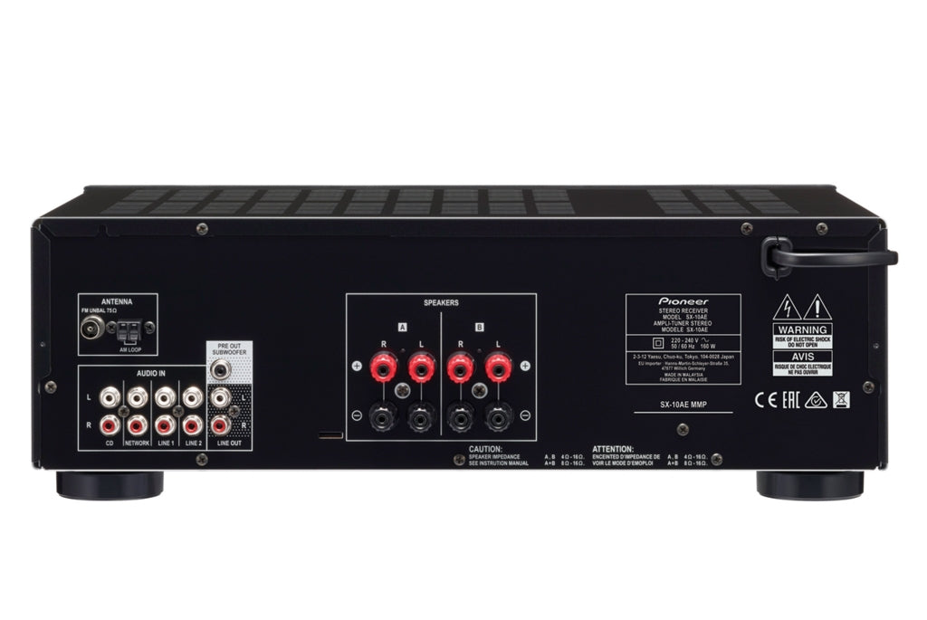 Pioneer SX-10AE Stereo Receiver | 100 Watts/Ch | Bluetooth | Heavy Bass | Direct Energy