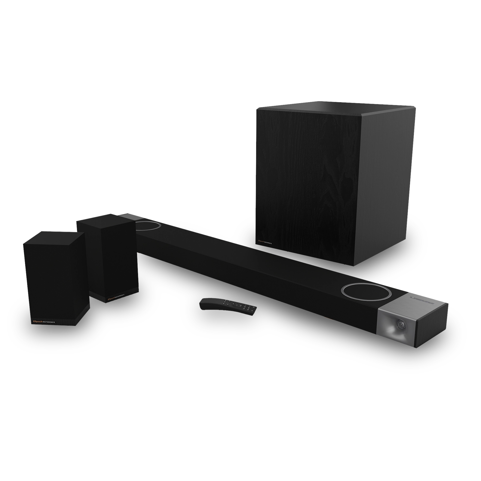 Klipsch Cinema 1200 5.1.4 Dolby Atmos Soundbar with 12-Inch Wireless Subwoofer and Wireless Surround Speakers