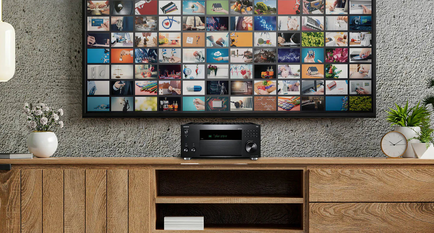 Onkyo TX-RZ50 9.2 Channel 8K THX Atmos Home Theatre AV Receiver | IMAX® Enhanced | AirPlay 2 | Smart Voice Control