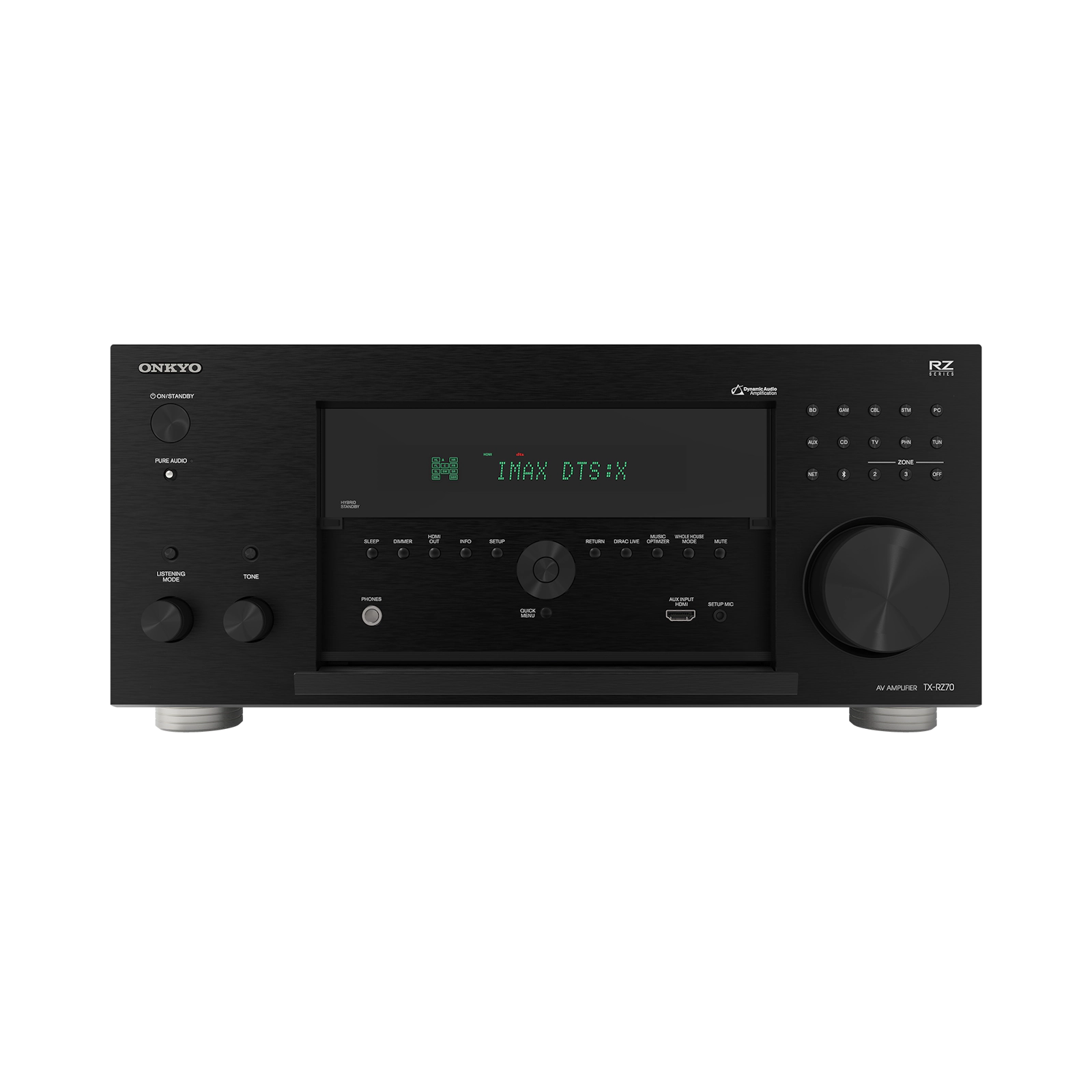 Onkyo TX-RZ70 11.2 Channel 8K Home Theatre AV Receiver | Bluetooth® |  IMAX® Enhanced | Dolby®  | DIRAC Live