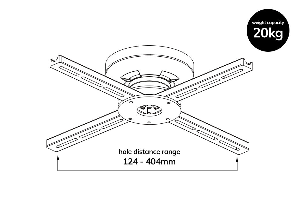 Audio Dimension AD556 Projector Ceiling Mount