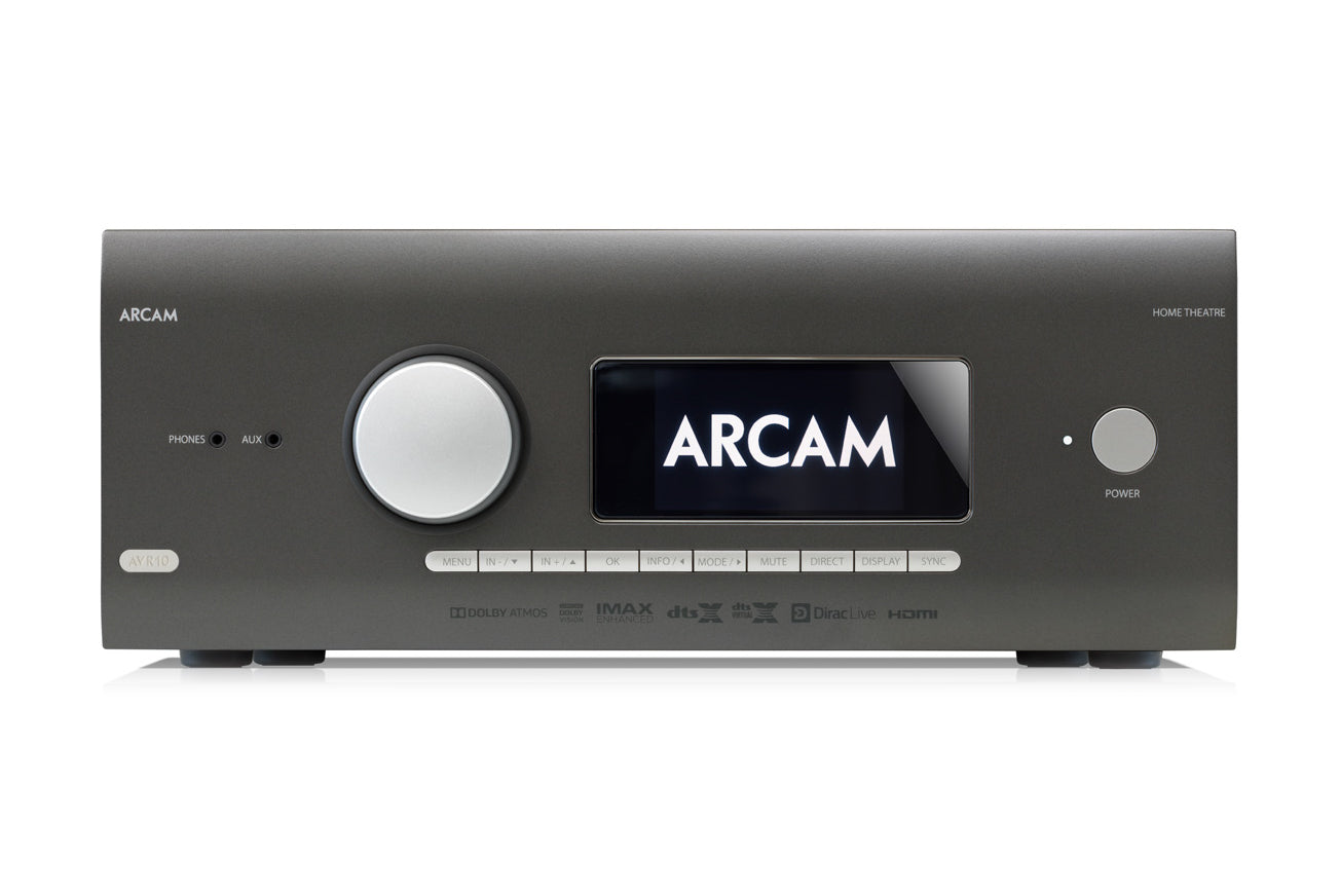 Arcam AVR10 7.1.4 Channels AV Receiver | IMAX Enhanced | Atmos | DIRAC Live | Class AB Amplification