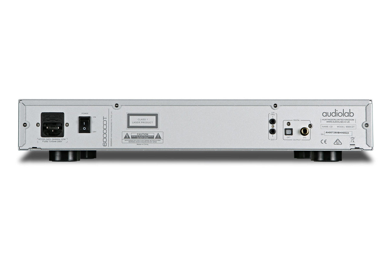 Audiolab 6000CDT CD Transport | 32-bit DAC | Read-Ahead Digital Buffering