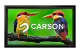 Carson Selina Black and ALR Core II DNP Material 4K/8K 16:9 Home Theatre Fixed Frame Screen