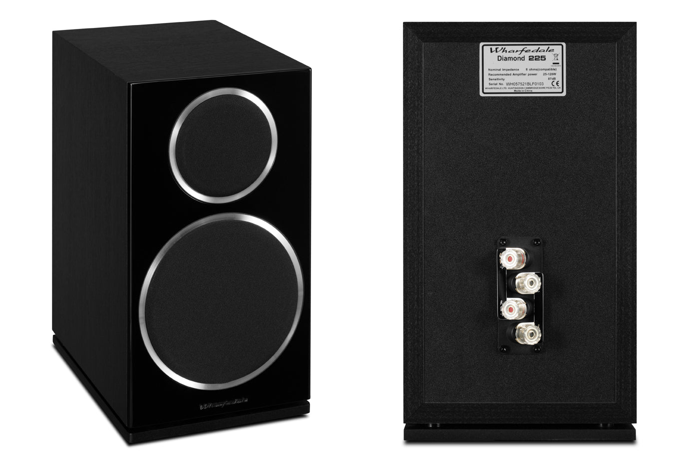 Wharfedale Diamond 225 Bookshelf Speakers Pair