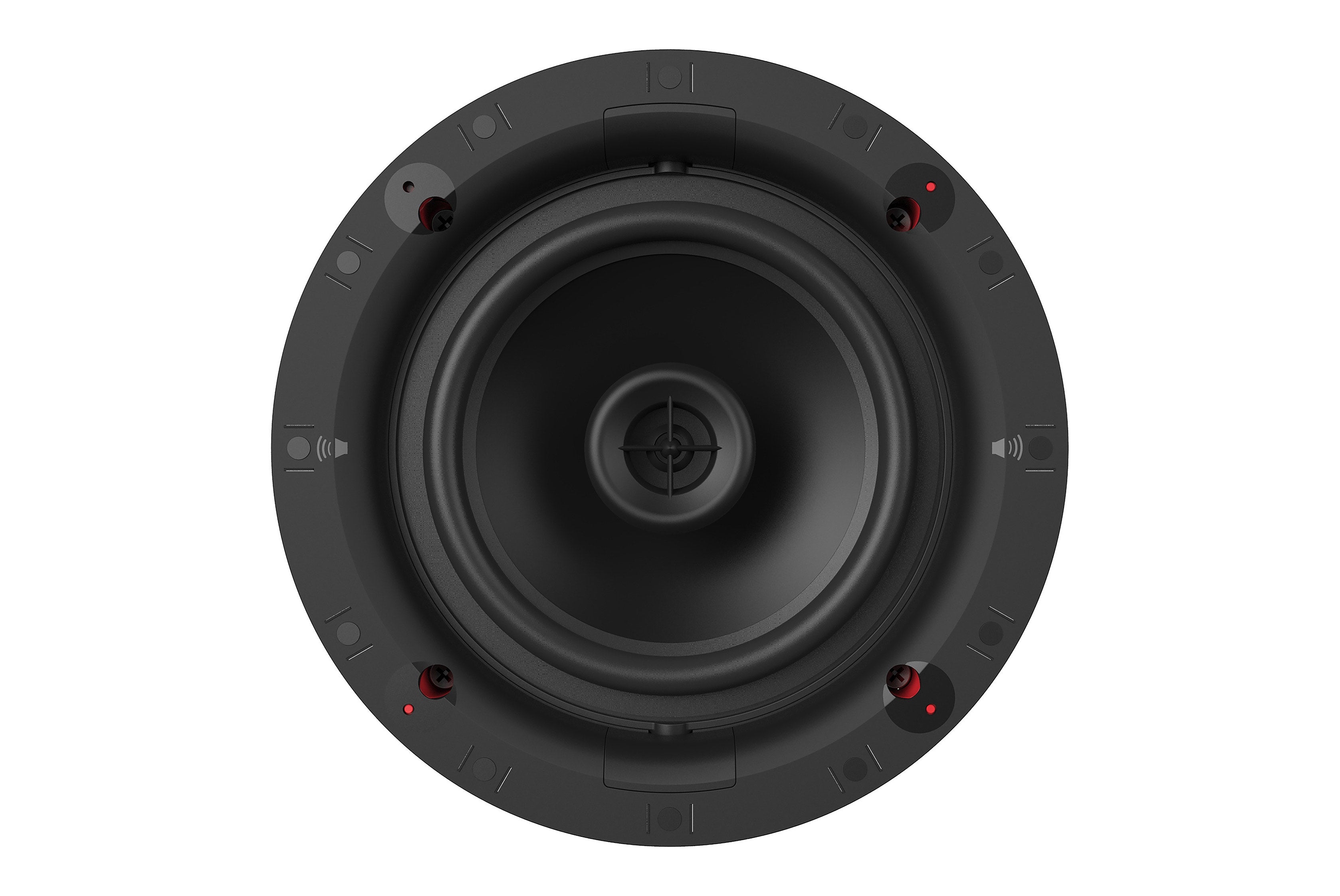 Klipsch DS-180CDT Designer Series 8-Inch In-Ceiling Speaker | Pivot Tweeter | 15° Tilt