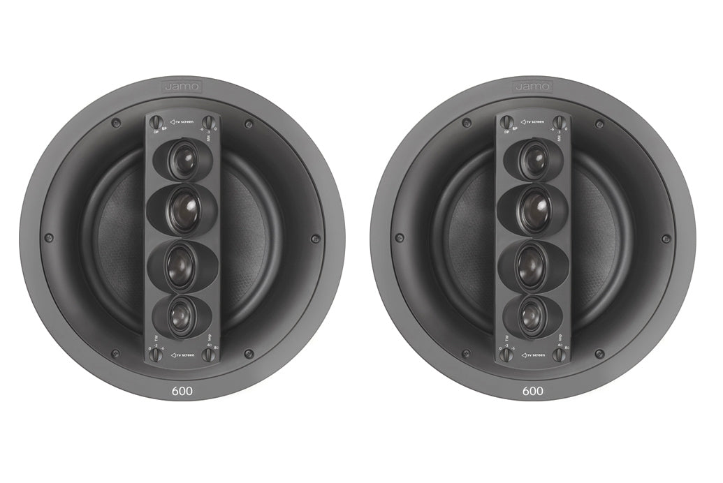 Jamo IC 610 SUR FG II 10-Inch In-Ceiling Speaker Pair |  Dual Midrange & Tweeter