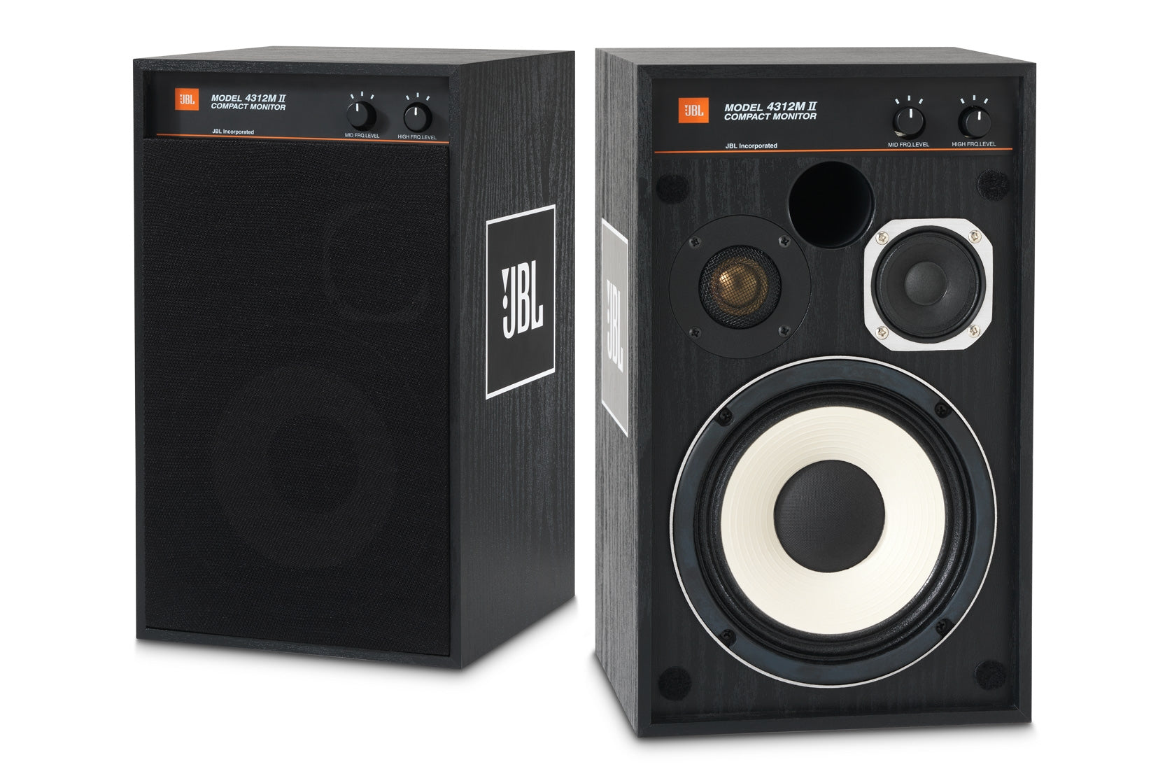 JBL 4312MII 5.25-Inch 3-Way Studio Monitor Loudspeakers Pair