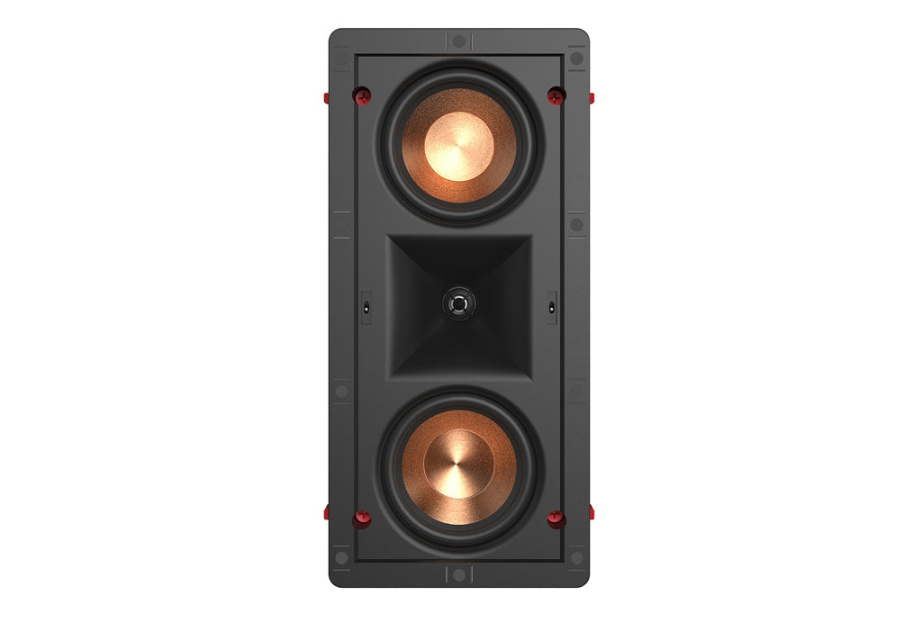 Klipsch PRO-24RW LCR 4-Inch Reference In-Wall Speaker | Dual Woofer