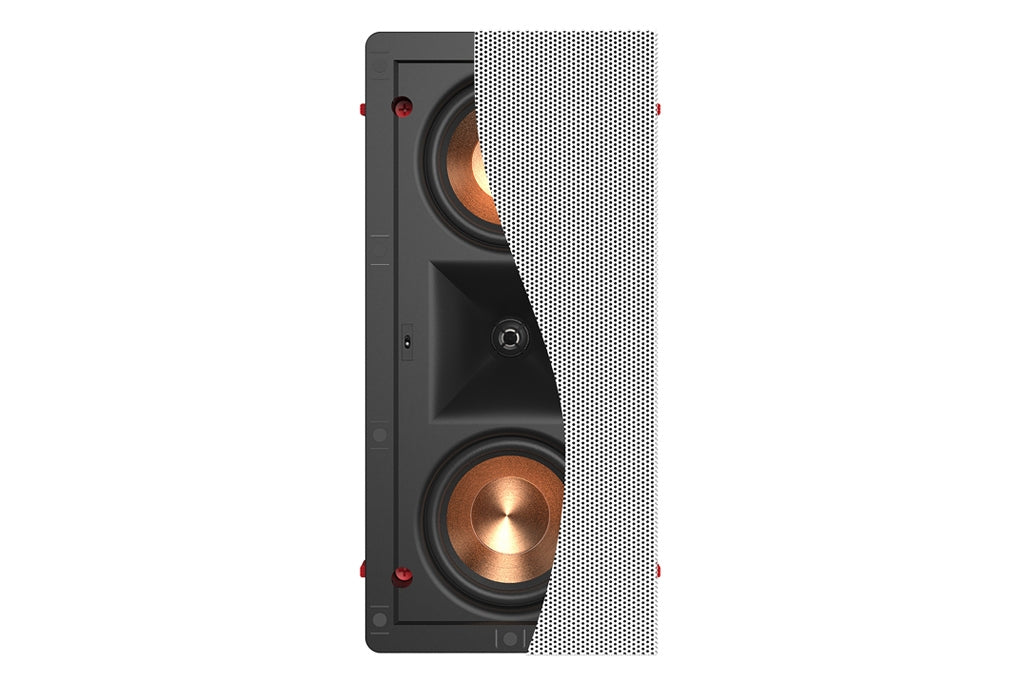 Klipsch PRO-24RW LCR 4-Inch Reference In-Wall Speaker | Dual Woofer