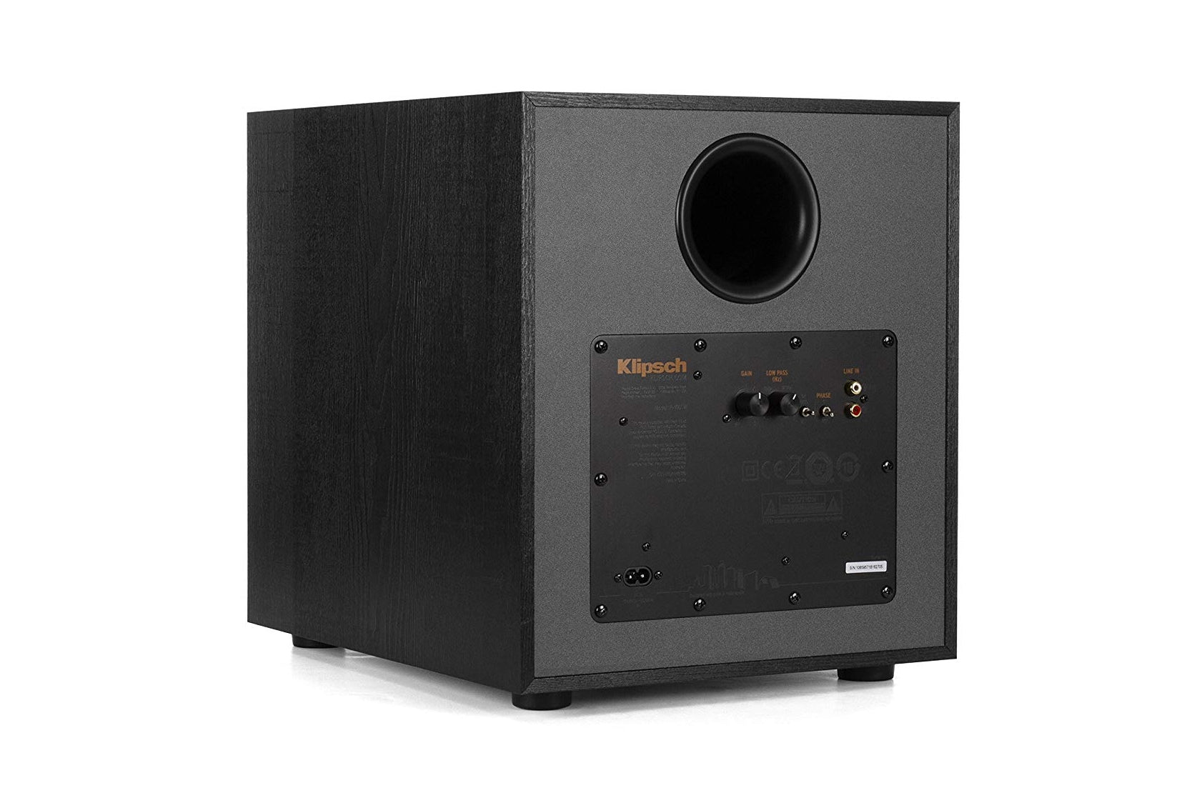 Klipsch R-100SW 10-Inch Powered Subwoofer | R-Series | Low Pass Control