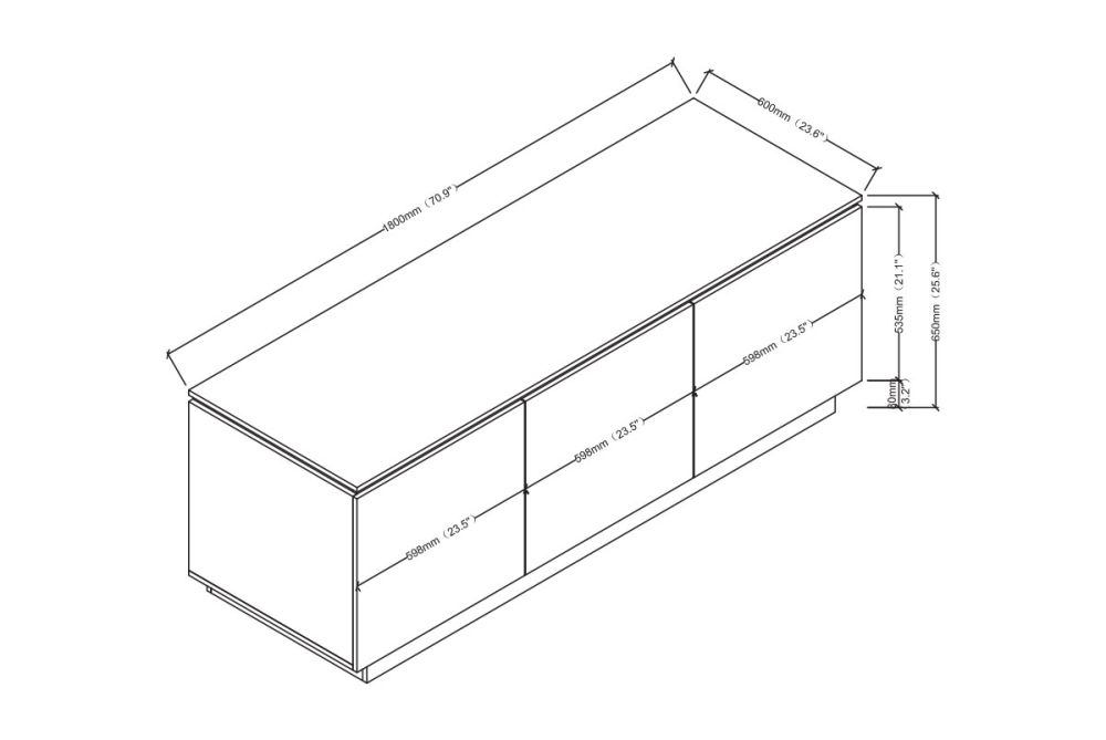 Carson Mason 1800 Home Entertainment Unit Acoustically Transparent | Cinema Theatre