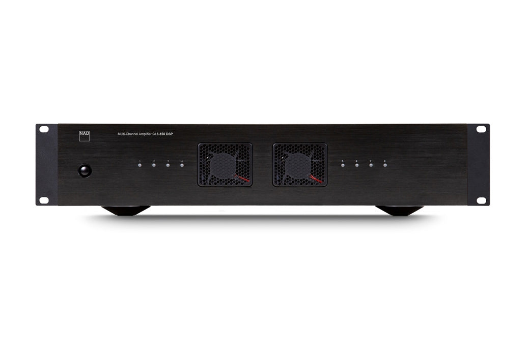 NAD CI8-150 DSP Distribution Amplifier | 8 Speaker Outputs | Rack Mountable | DSP Calibration