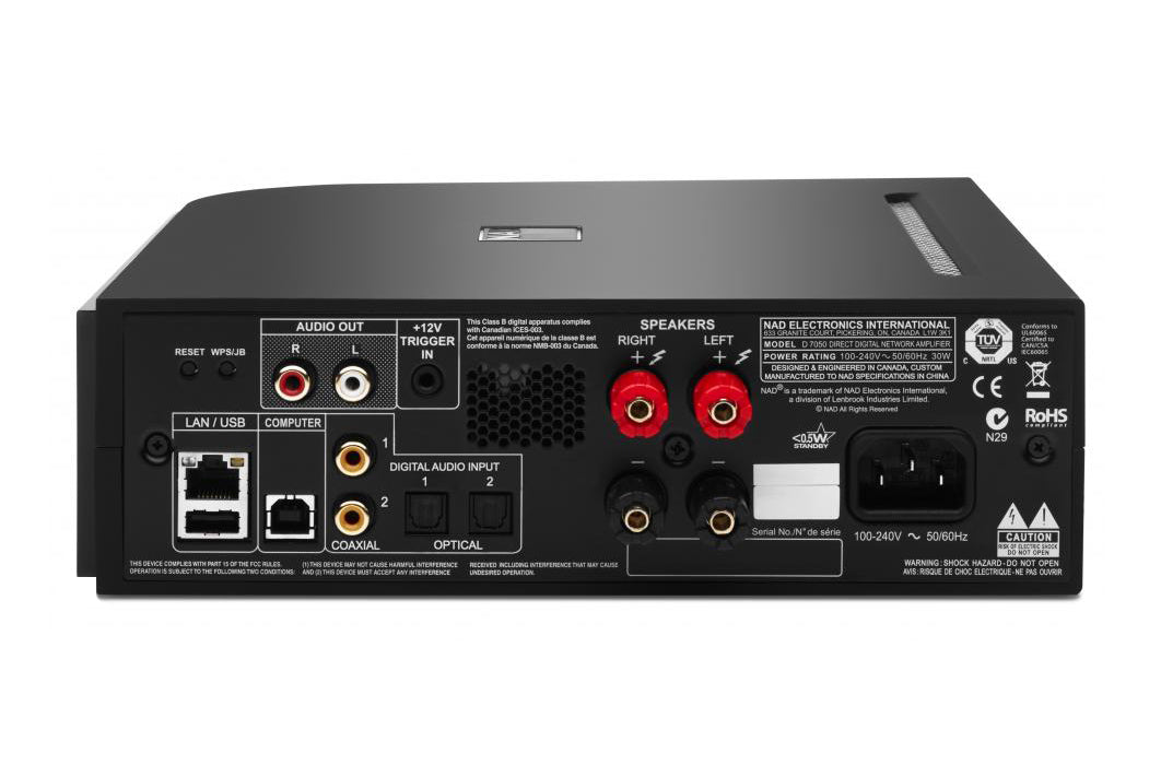 NAD D 7050 Direct Digital Network Amplifier | Wi-Fi | Bluetooth aptX | AirPlay