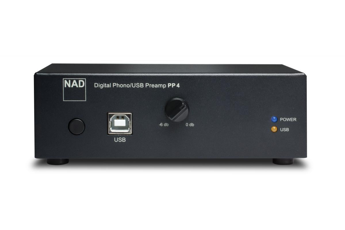 NAD PP4 Digital Phono Preamplifier | USB Output | MM & MC Design