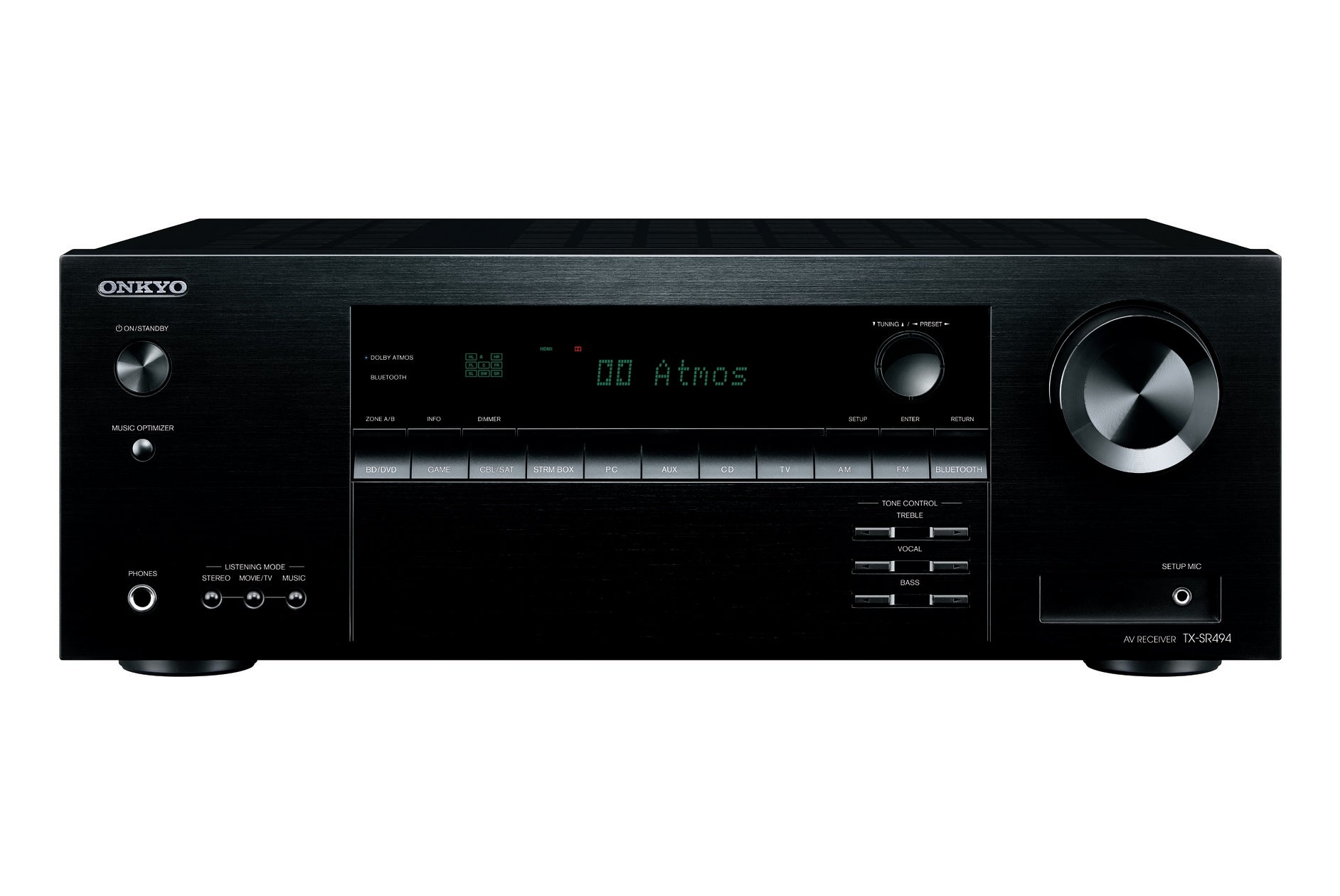 Onkyo TX-SR494 7.2 Channel Home Theatre AV Receiver | Atmos | HDR | Multiroom