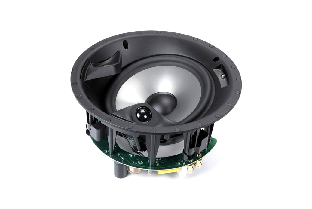 Polk V80F/X-RT 8-Inch In-Ceiling Surround Speakers Pair | Dual Tweeter | Wall Distance Compensation Switch