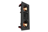 Klipsch PRO-25RW LCR 5.25-Inch Reference In-Wall Speaker | Dual Woofer | 15° Tilt | Pivot Tweeter