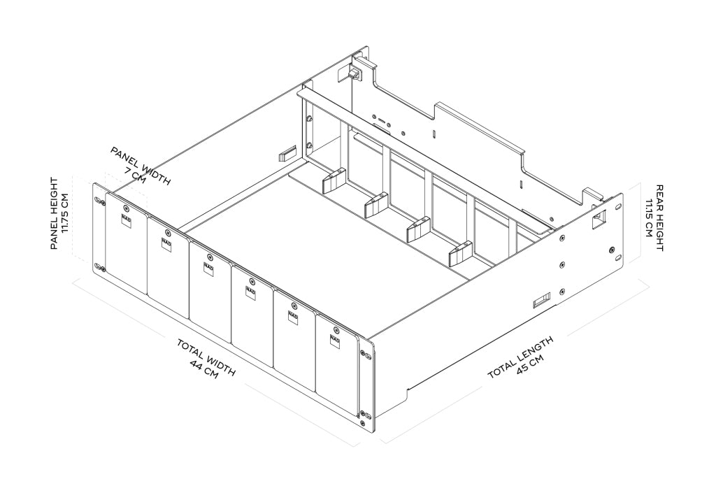 NAD RM 720 Rack Mount for Ci 720 Amplifiers